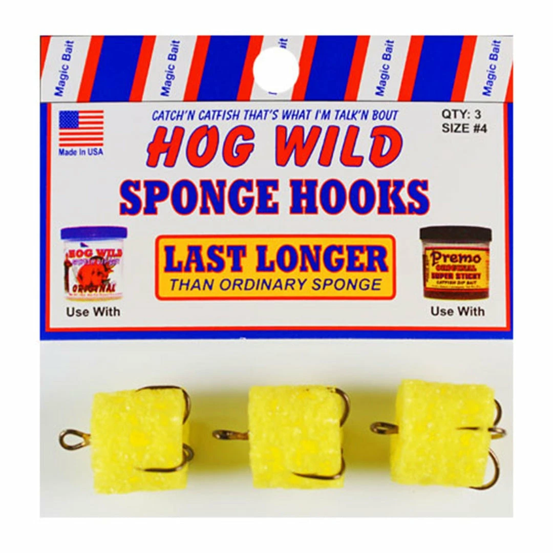 Magic Bait Magic "Hog Wild" Sponge Hooks