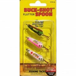 Jigging Spoons 3-Pack Northland Buck-Shot Flutter Spoons