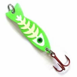 JB Lures Ghost Spoon With Glo-Bones Jigging Spoons