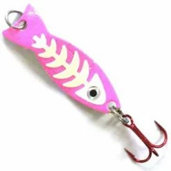 JB Lures Ghost Spoon With Glo-Bones Jigging Spoons