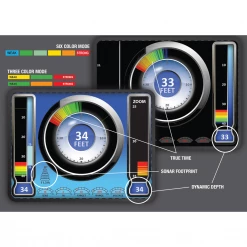 Electronics MarCum LX-7L Digital Sonar System With LiFePO4 12V10Ah Battery