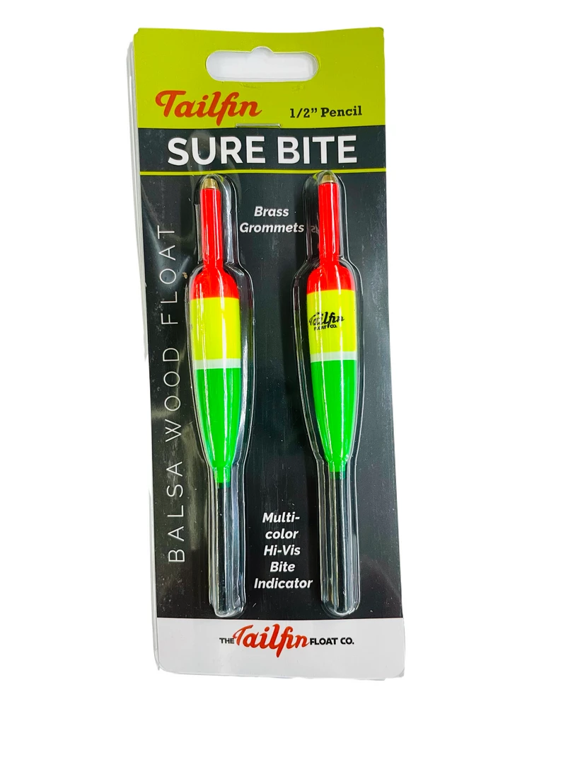 Tailfin Sports Bobber & Bobber Stops Tailfin Standard Slip Bobber - 2/pk