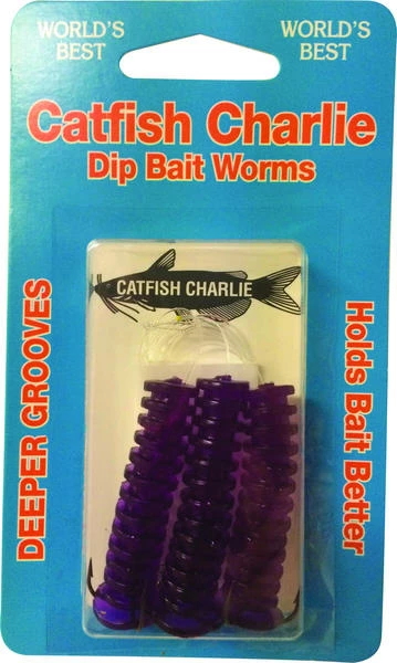 Catfish Equipment Catfish Charlie Dip Bait Worms