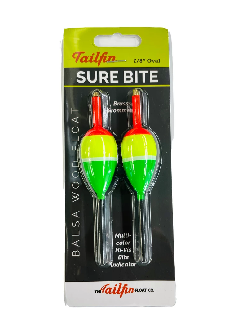 Tailfin Sports Bobber & Bobber Stops Tailfin Standard Slip Bobber - 2/pk