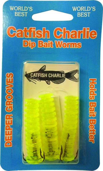 Catfish Equipment Catfish Charlie Dip Bait Worms