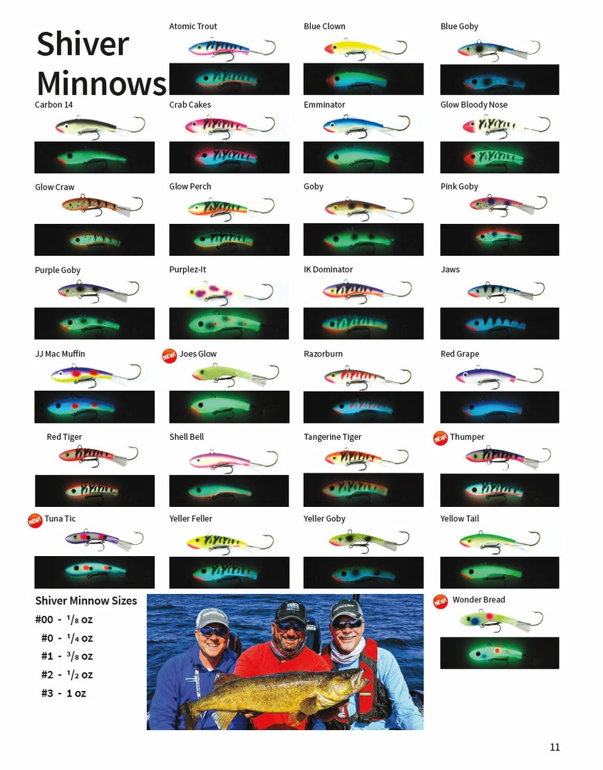 Jigging Baits Moonshine Lures Shiver Minnow #1